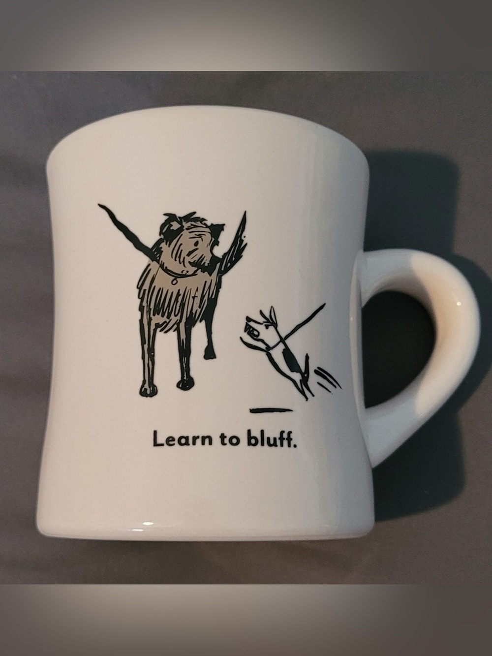 Bad Dog Wisdom Learn To Bluff Mug